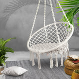 Cream hammock swing chair