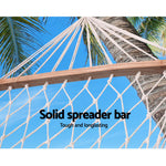 Solid spreader bar hammock