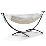 Hammock with frame in cream
