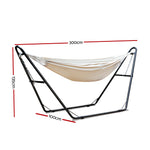 Hammock bed with frame 