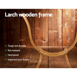Larch wooden frame for hammock