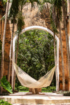 Handwoven hammock in cream Australia