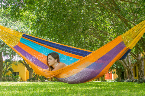 queen sized outdoor hammock, outdoor cotton hammock