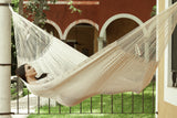 outdoor cotton hammock in cream, australian hammocks