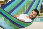 Blue hammock, strong multi person hammock, australian outdoor hammocks