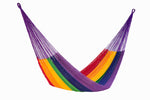 Outdoor hammock, colourful, bright colours