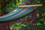 Resort style hammock rainbow 