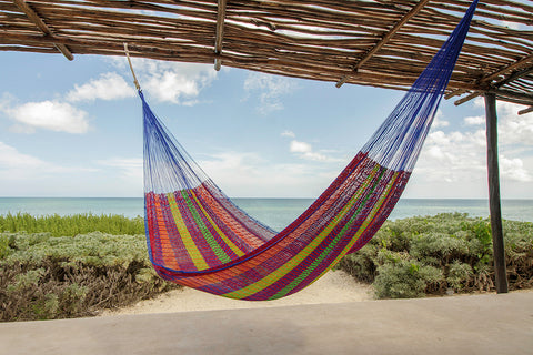 Nylon outdoor hammock, king size